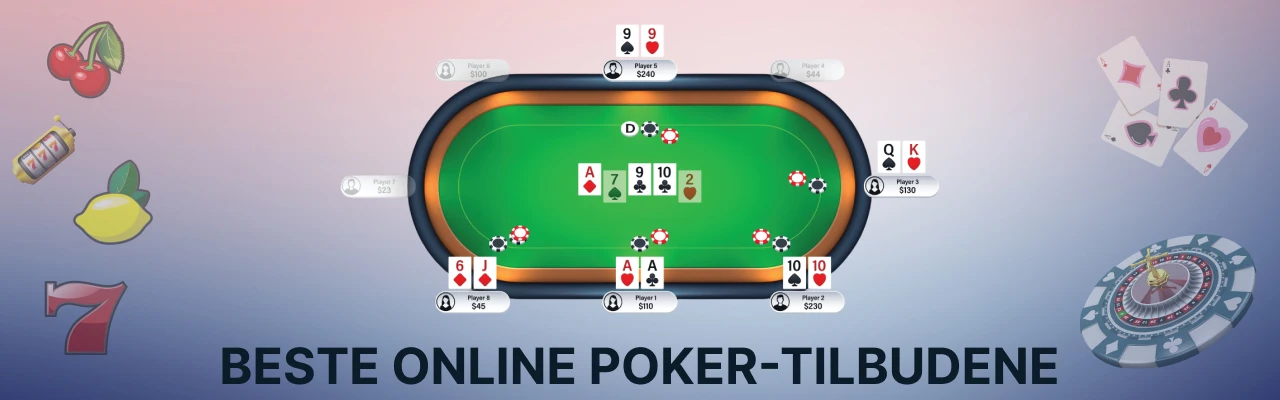 Beste online poker tilbudene i norge