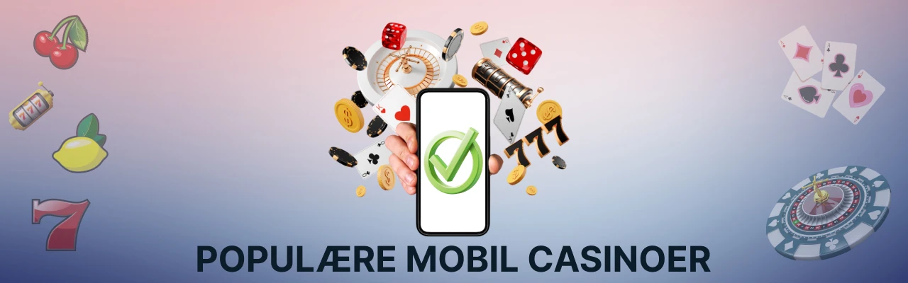 Populære mobil casinoer