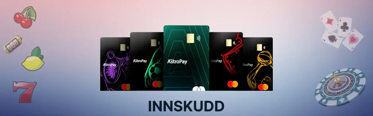 Astropay for innskudd på online casino