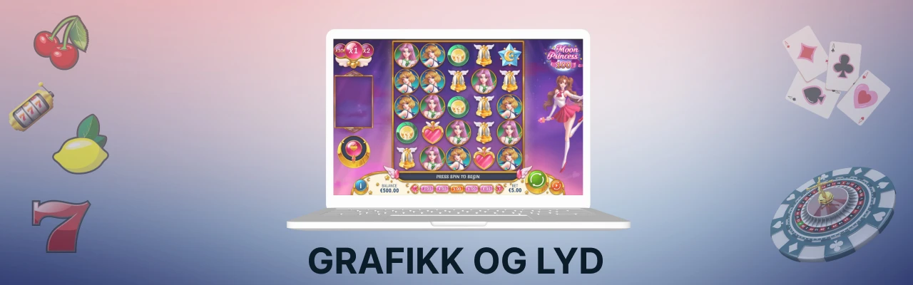 Grafikk og lyd hos moon princess 100