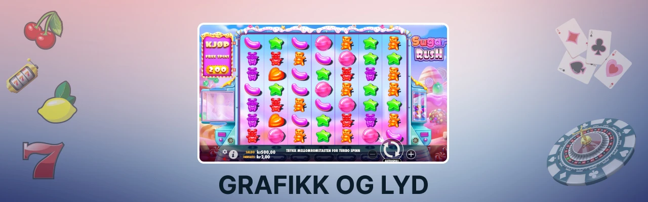 Grafikk og lyd hos sugar rush