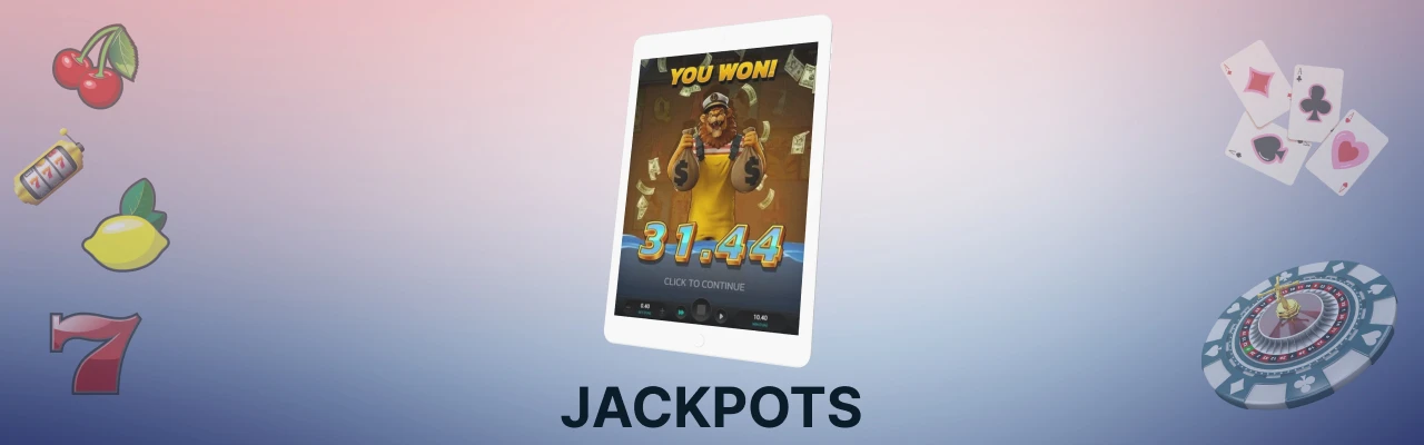 Jackpoter i net gains