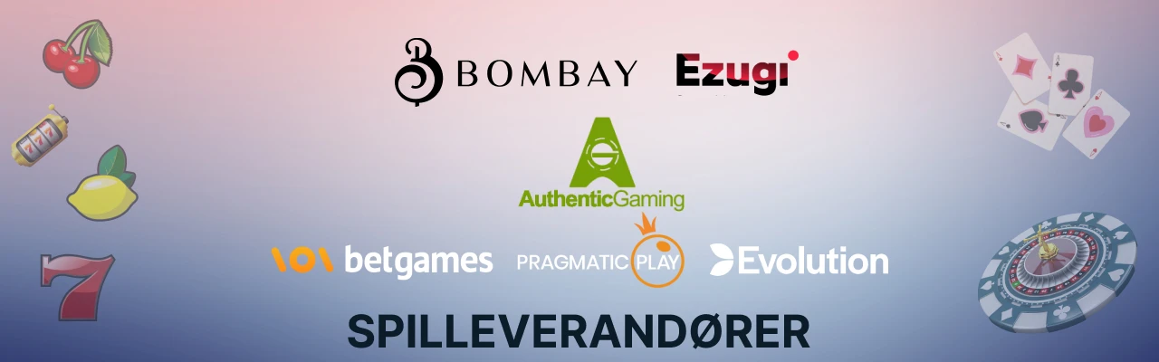 Spilleverandører hos miki casino