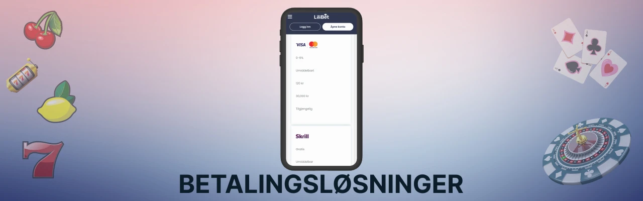 Betalingsløsninger for lilibet mobil