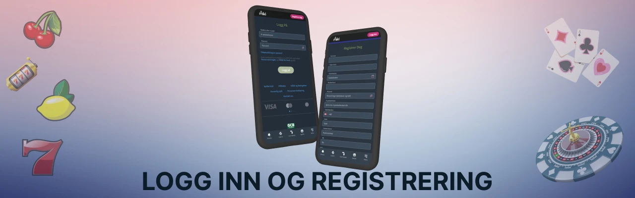 Miki logg inn og registrering
