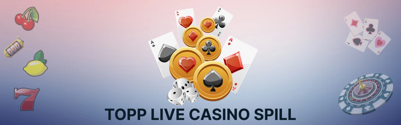 Topp live casino spill